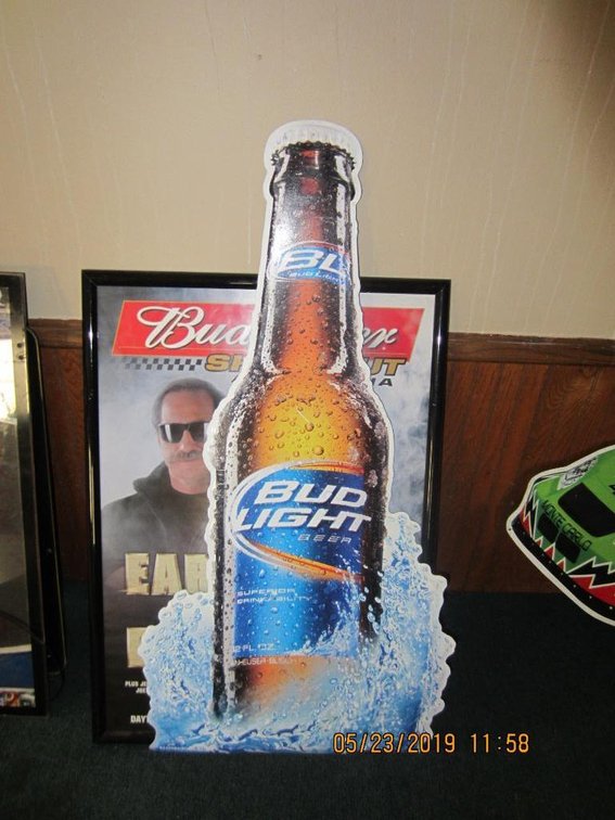 Bud Light Sign & Budweiser Shootout At Daytona Sign