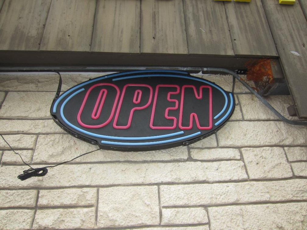 Light Up OPEN Sign