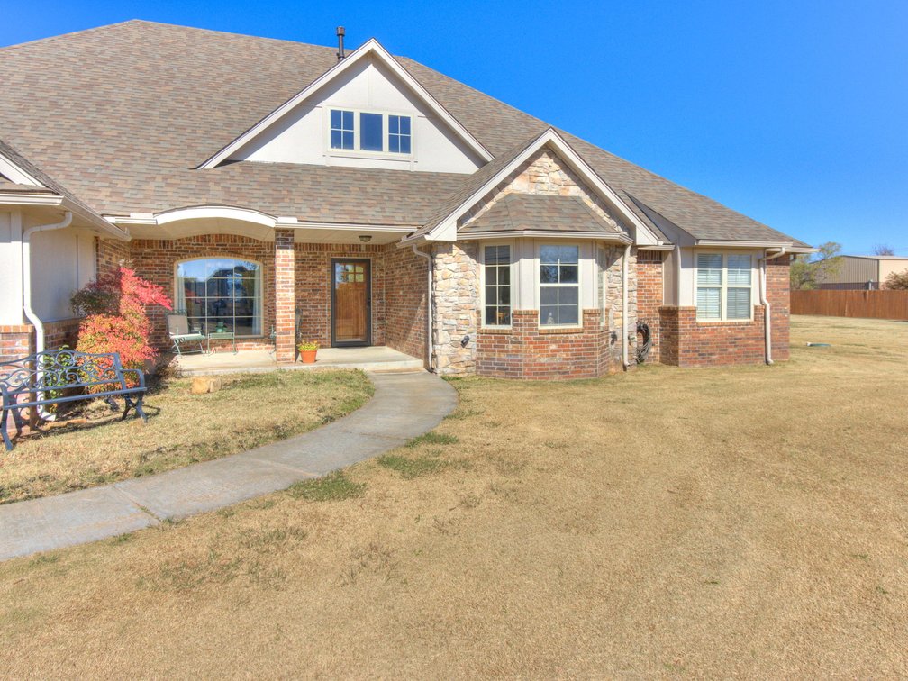Image for 5861 Whispering Lakes Dr, Noble, OK - Beautiful Home, Shop, & Acreage