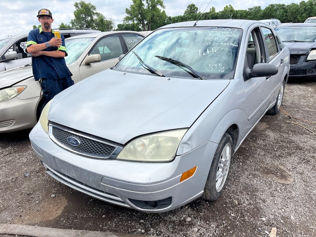 2007 Ford Focus- W/ Key & Starts On Primer