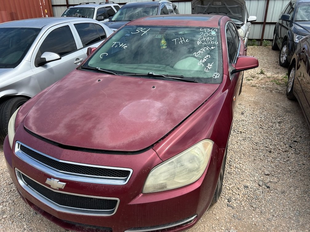 08 CHEV MALIBU- W/ Title, Starts & Pulls