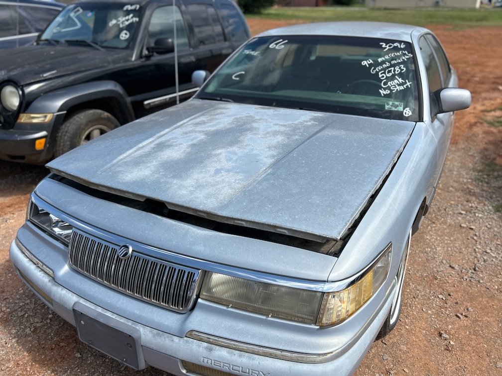 94 MERC GRAND MARQUIS- W/ Title & Cranks but Does NOT Start