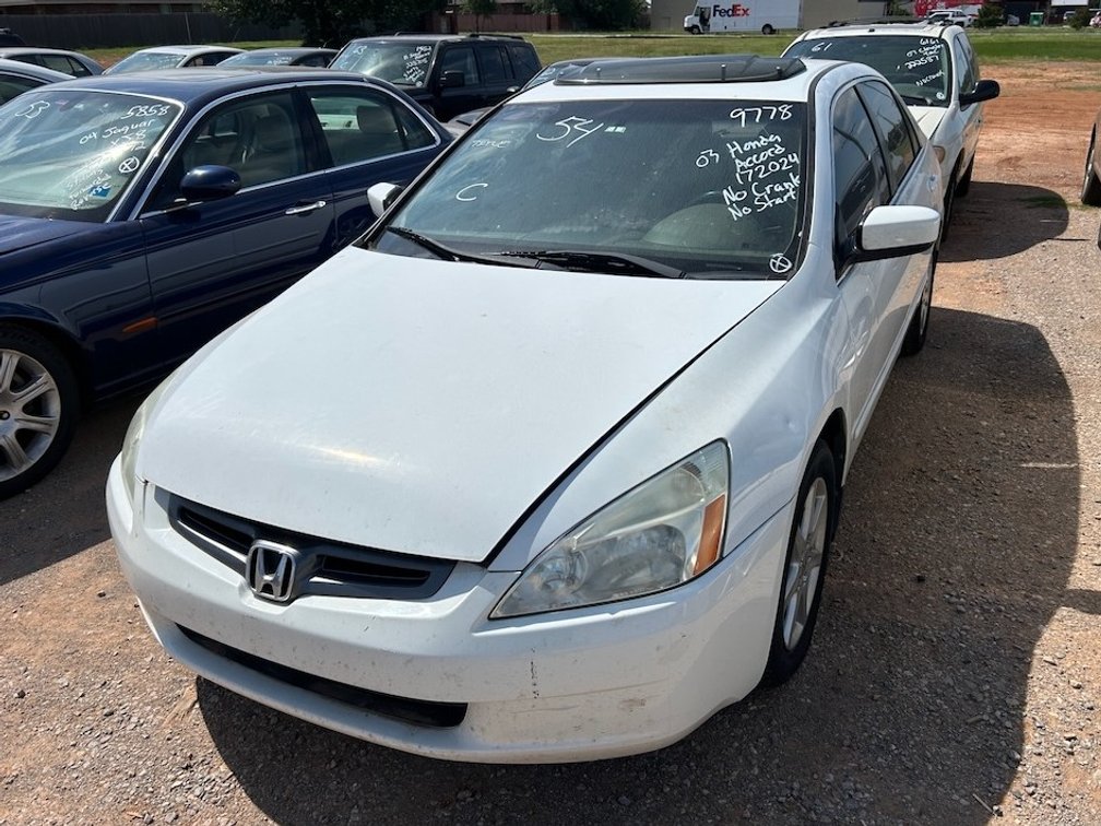 03 HONDA ACCORD- W/ Title but Does NOT Crank