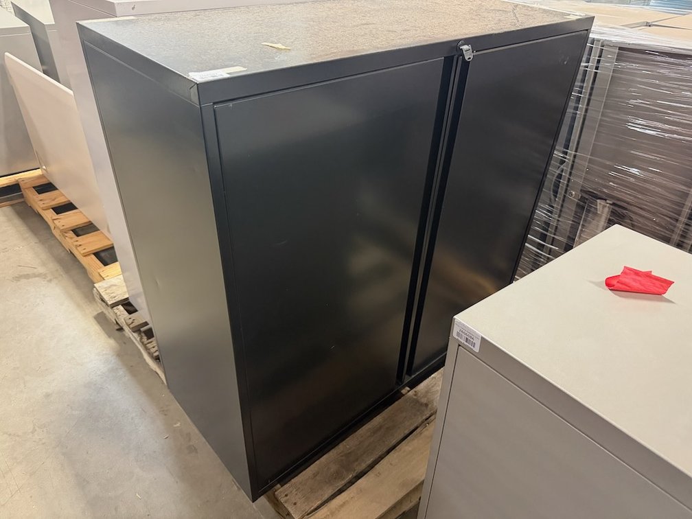 2-Door Locking Metal Storage Cabinet W/ Key