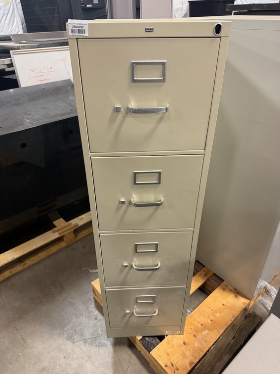 Hon 4-Drawer Metal Filing Cabinet