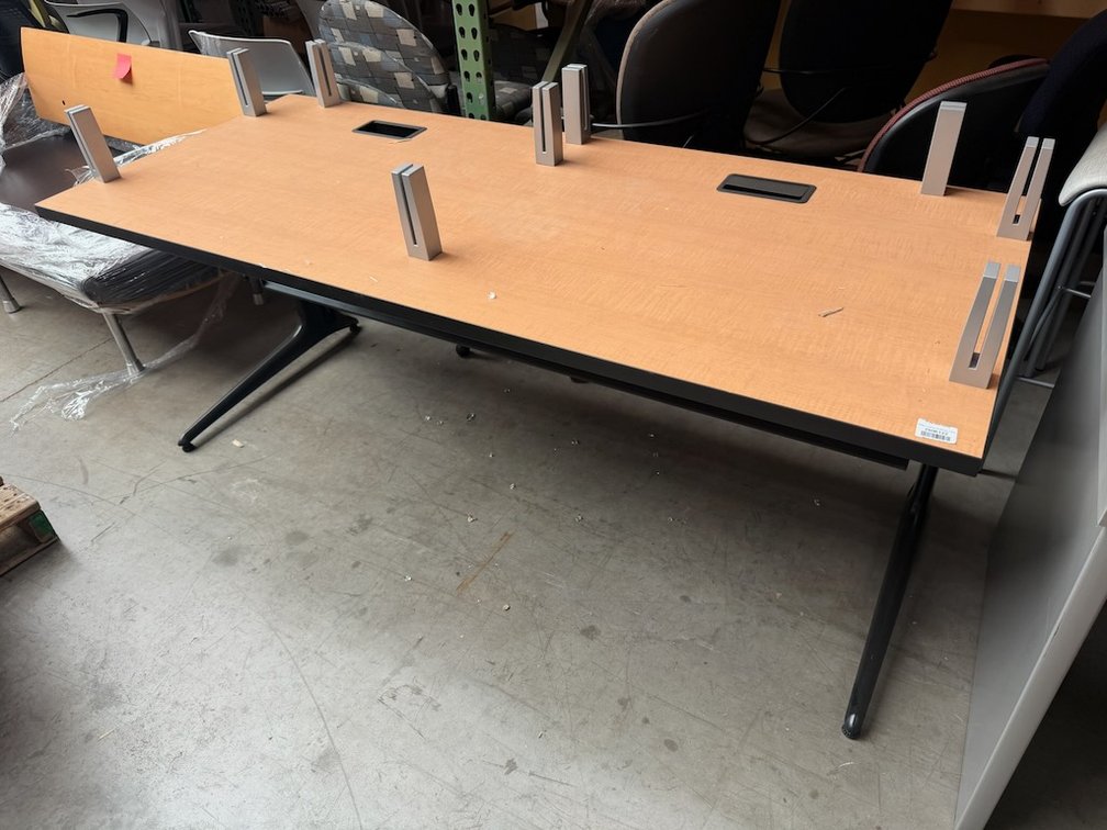 AllSteel Computer Desk W/ Divider Brackets