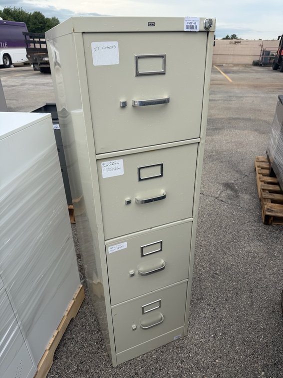 HON 4 Drawer Metal File Cabinet
