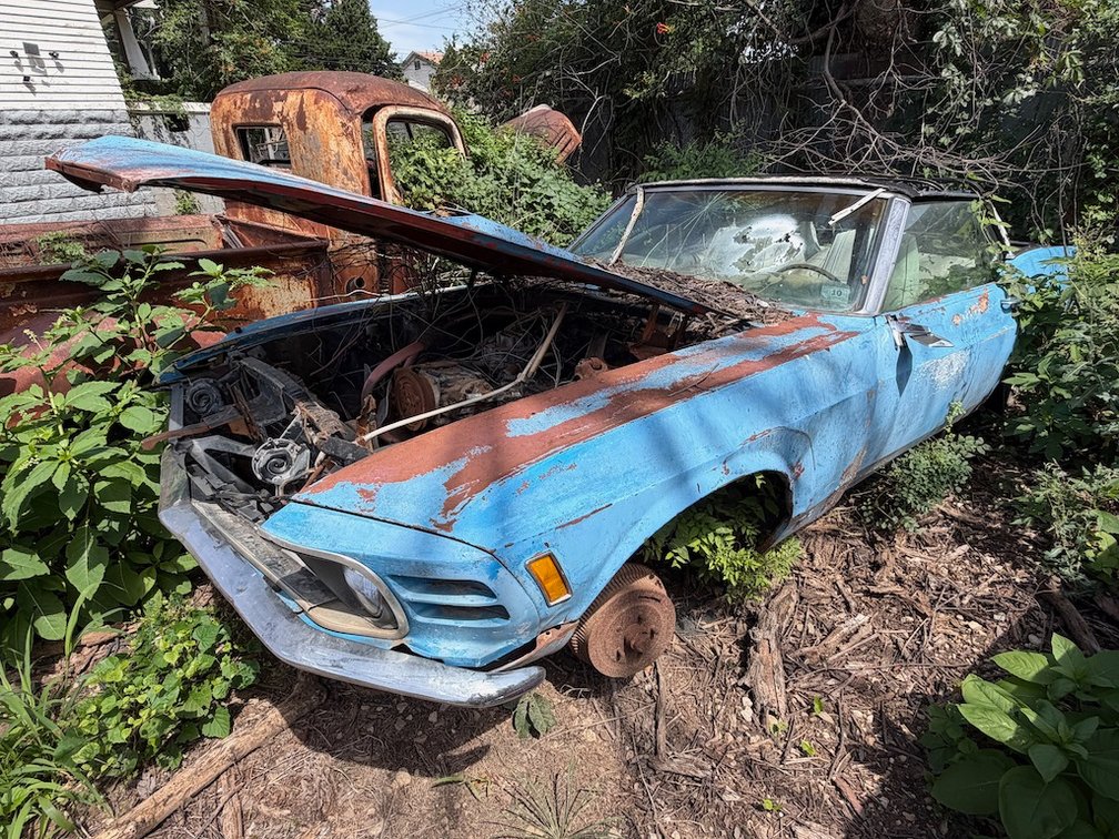 1970 Ford Mustang Convertible- W/ Title but No Engine or Transmission