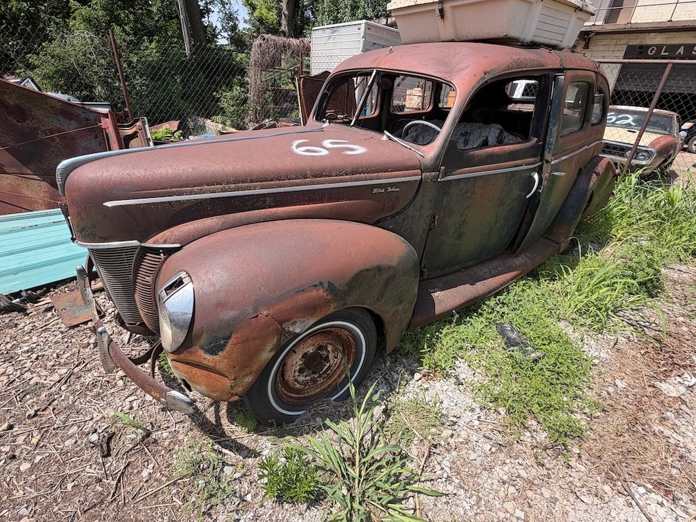 1940 Ford 4dr Sedan- W/ Engine & Transmission