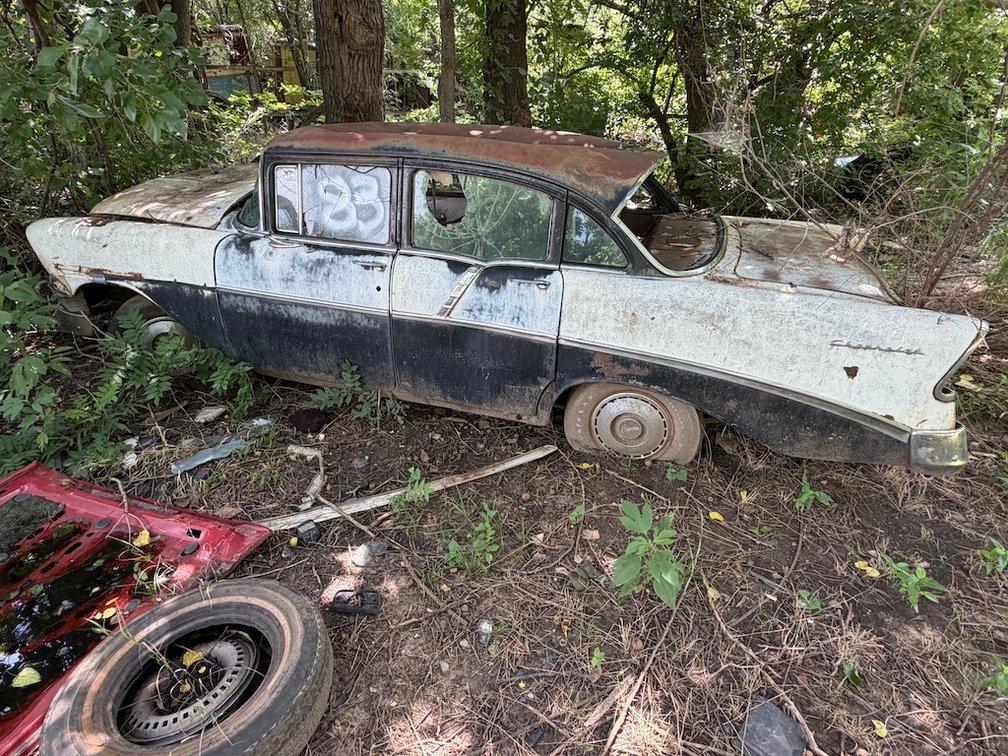 1956 Chevy 4dr Sedan- W/ Title, Engine & Transmission