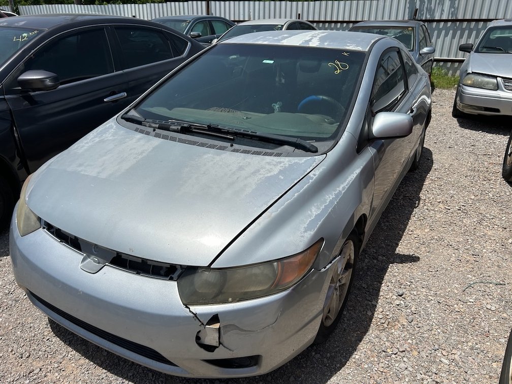2007 HONDA CIVIC- W/ Key, Runs Rough & Drives