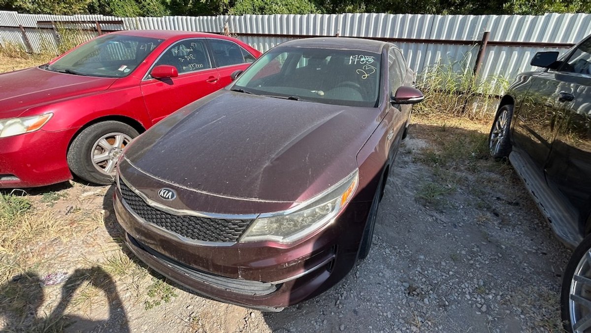 2016 KIA OPTIMA- W/ Key & Runs but Does NOT Drive
