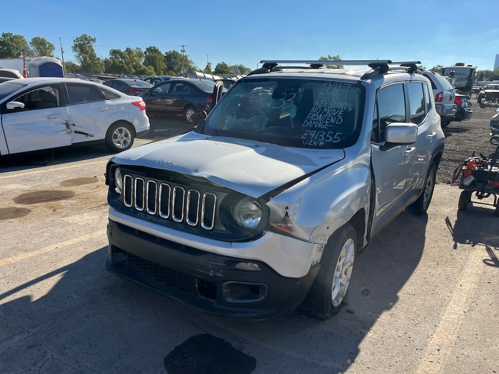 2017 Jeep Renegade- W/ Key & Starts But Does Not Move