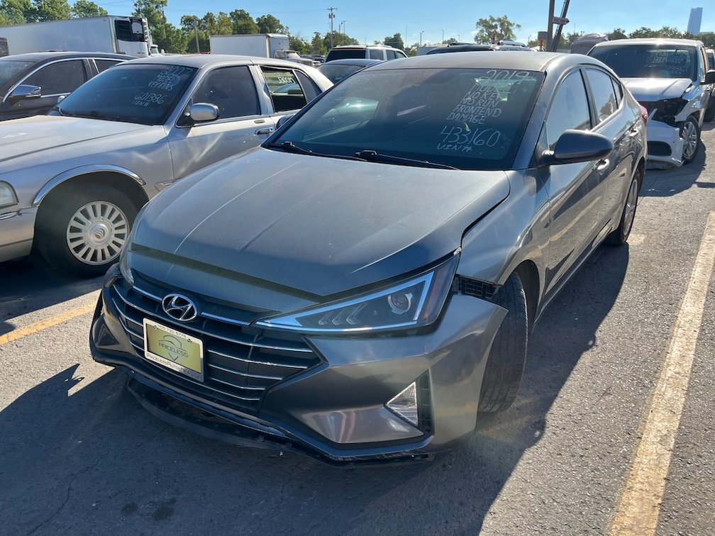 2019 Hyundai Elantra- No Key & Does Not Run