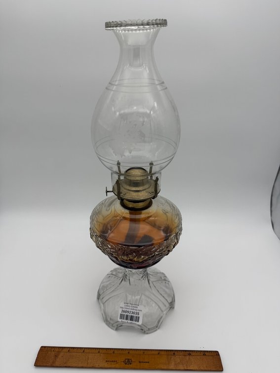 Vintage Hurricane Lamp