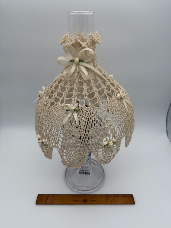 Antique E.M. & Co. Hurricane Lamp