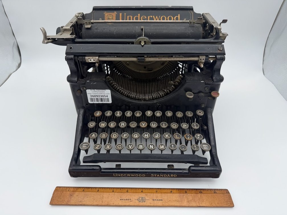 Antique Model 5 Underwood Typewriter  - Serial #238168