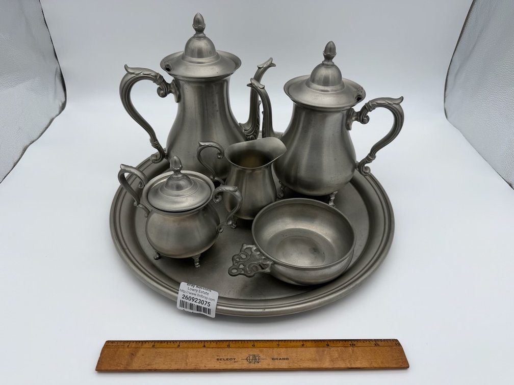 Vintage Preisner Pewter Tea/Coffee Service