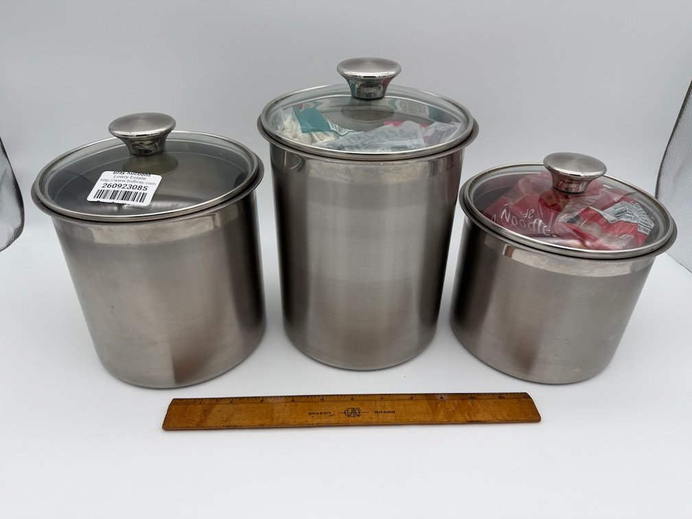 Stainless Steel Canister Set