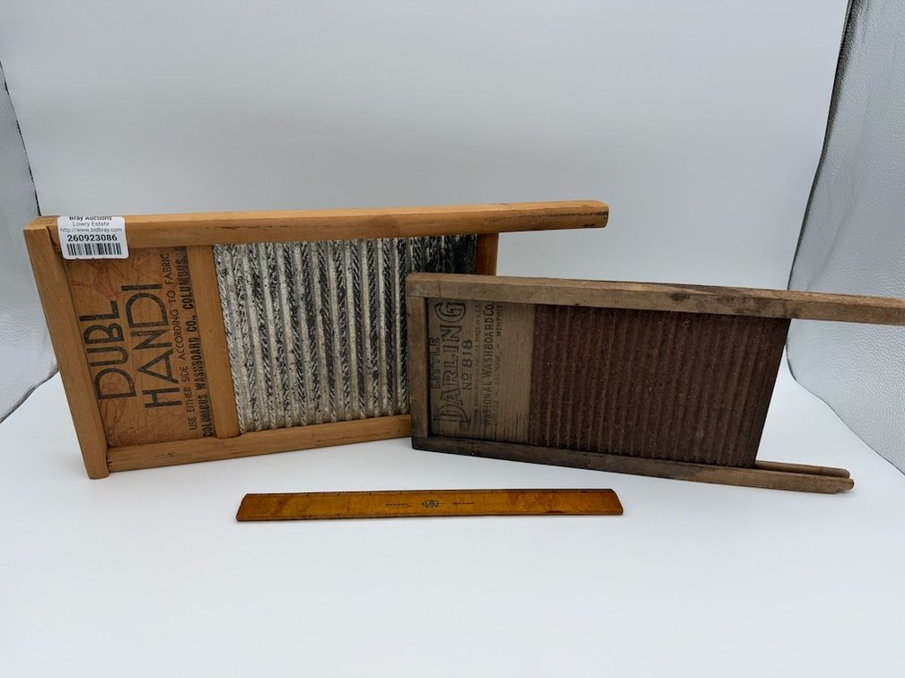 Lot of 2 Vintage Washboards