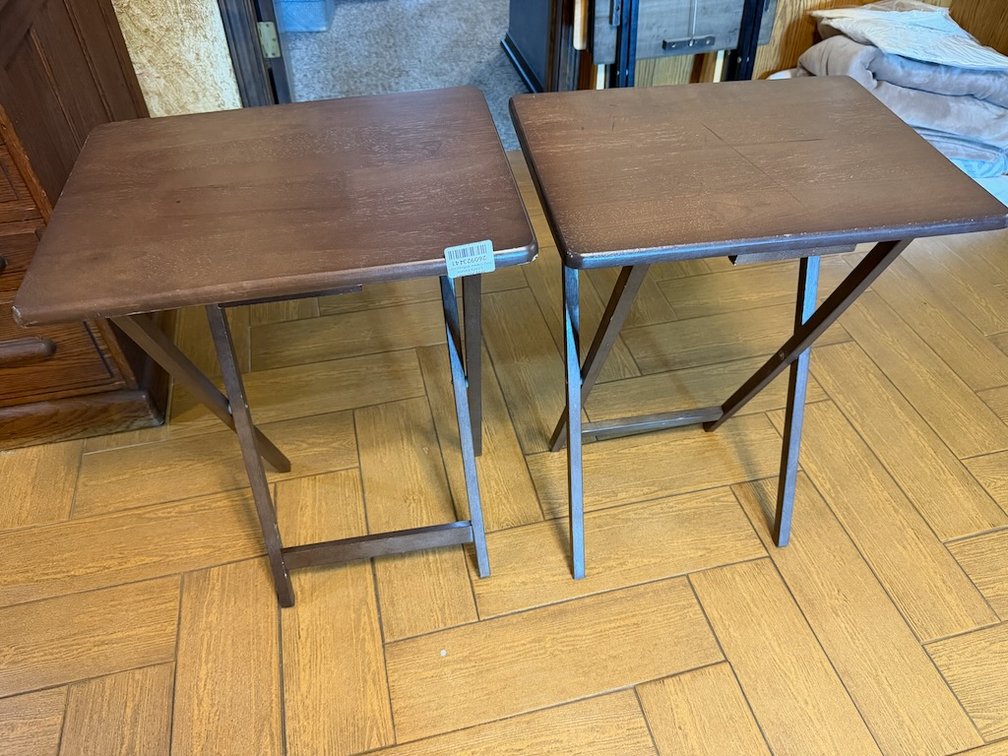 Set of 2 Matching, Folding TV Trays