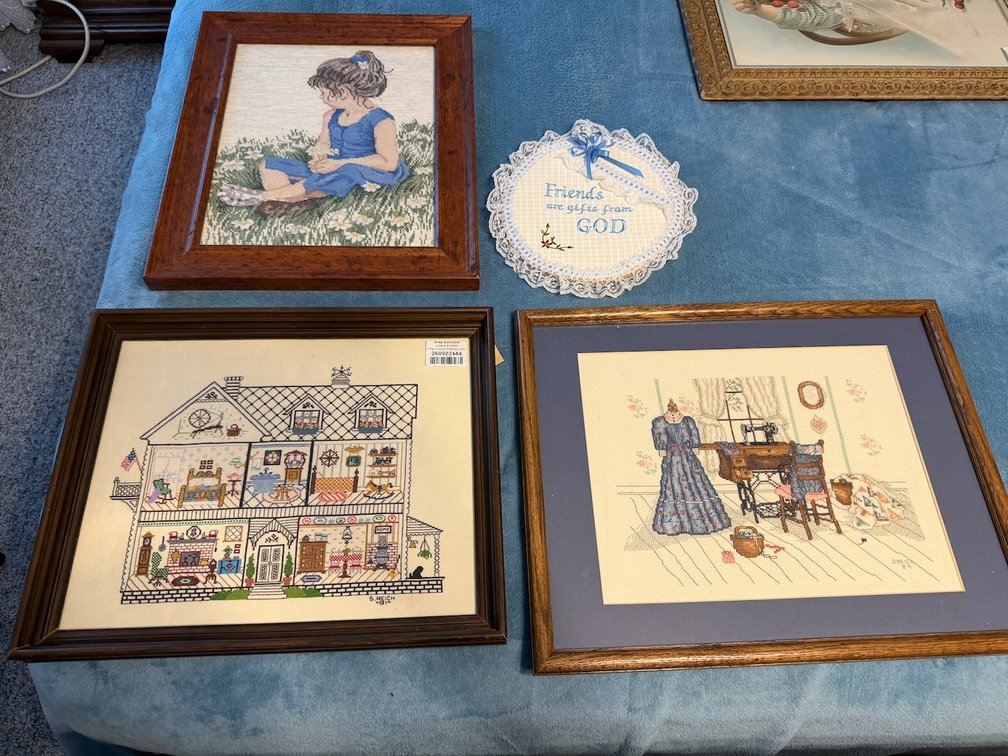 Lot of Needlepoint Artwork