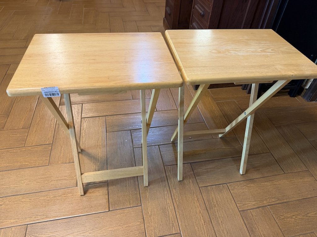Set of 2 Matching, Folding TV Trays
