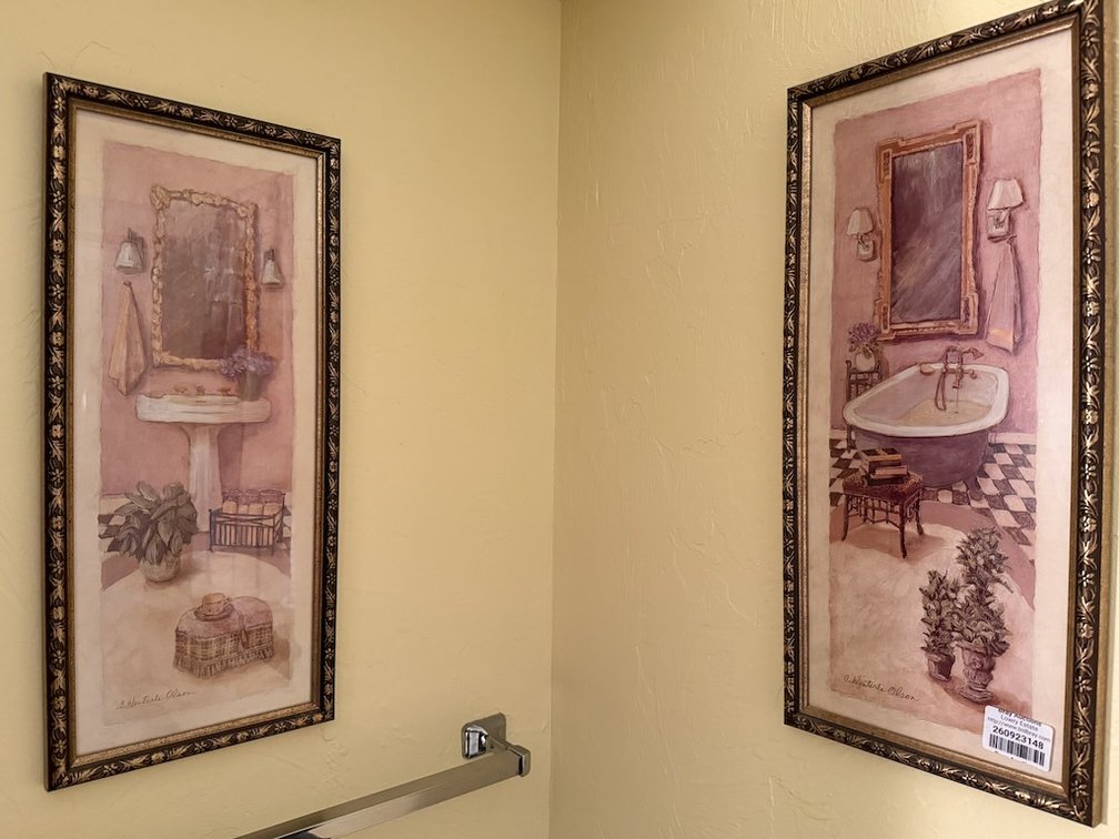 Set of 2 Matted Framed Prints