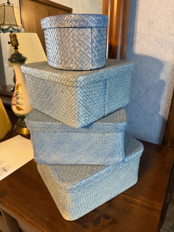 Lot of Decorative Storage Baskets