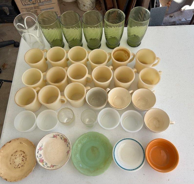 Large Lot of Vintage Glassware