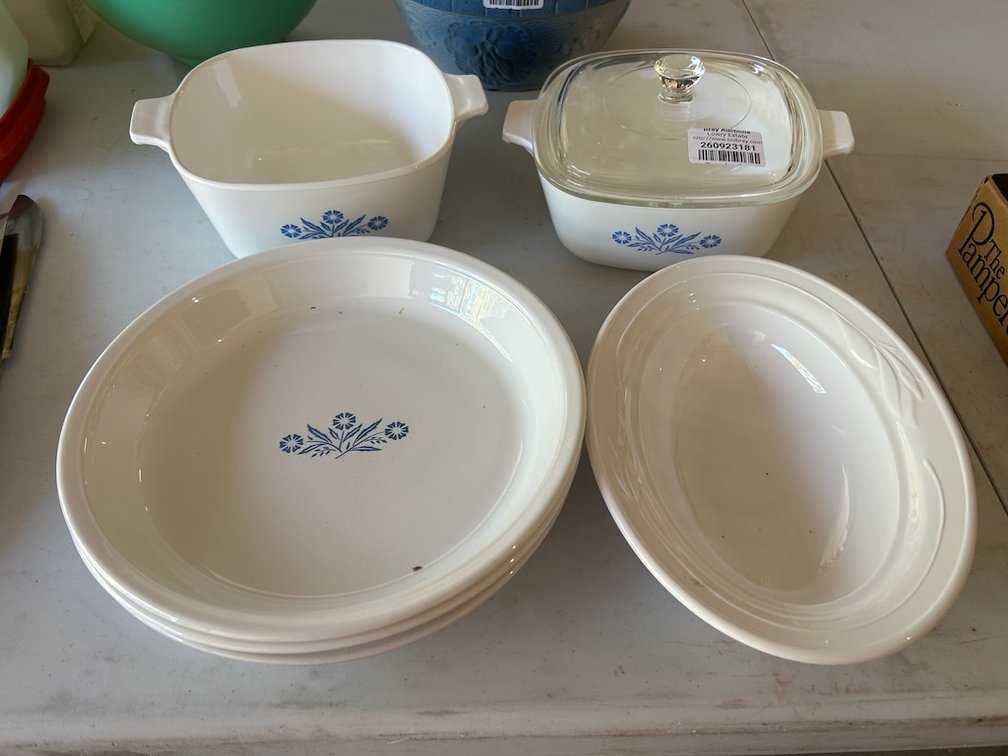 Lot of Corning Ware Cookware