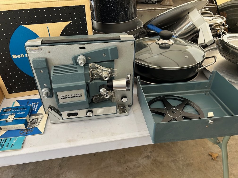 Vintage Bell & Howell 356 Autoload Super 8 Projector In Case & Box