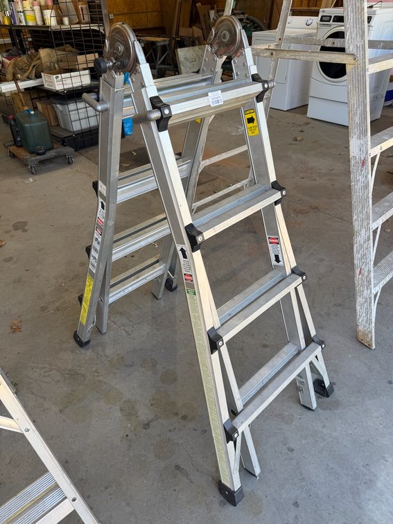 Cosco 4 Ft. to 16 Ft. Multi-Position Locking Step/Extension Ladder