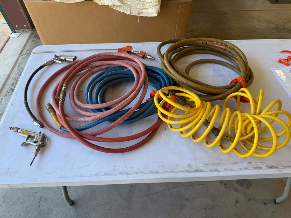 Lot of Air Hose & Blower Attachments