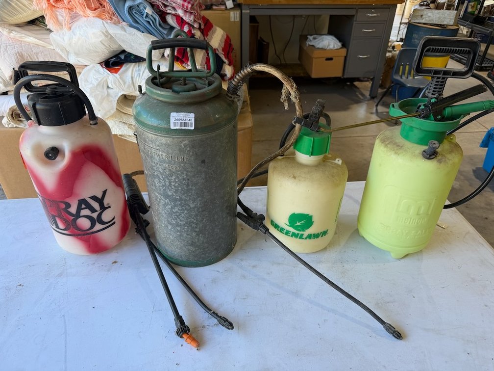 Lot of 4 Handheld Sprayers