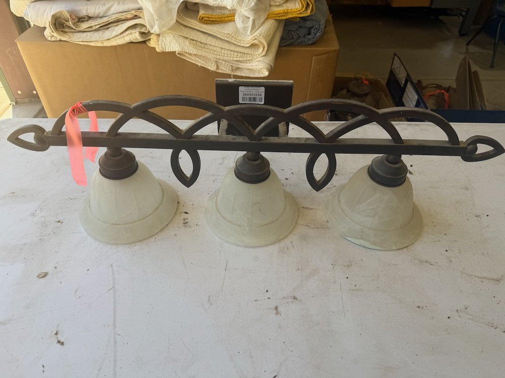 3-Globe Wall Mounted Metal Decorative Light