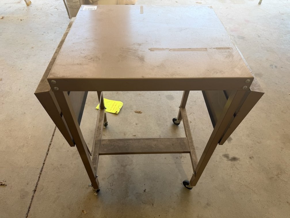 Dropside Rollling Metal Table/Cart
