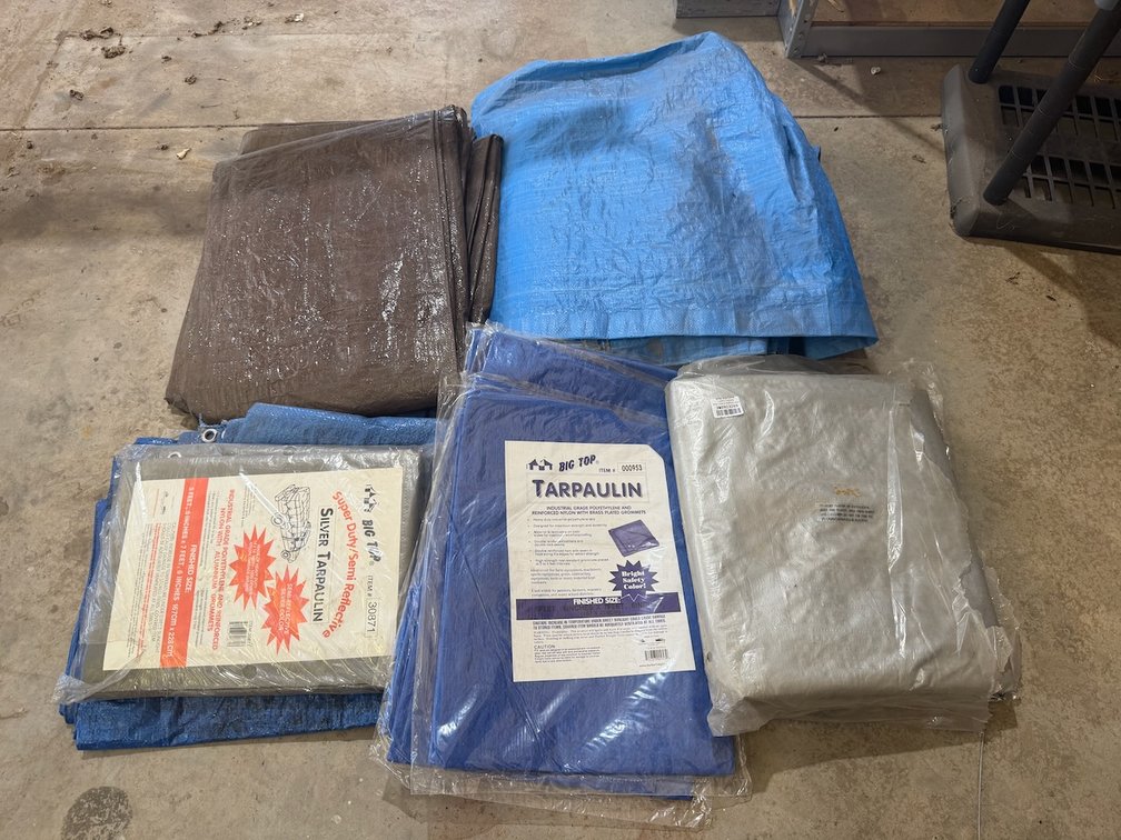 Lot of 5 Tarps
