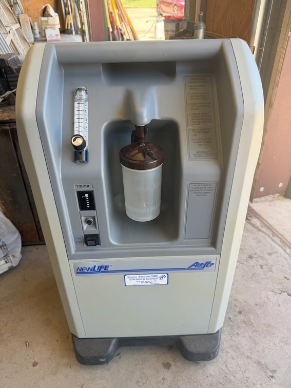 New Life AirSep High Flow, Stationary Home Oxygen Concentrator