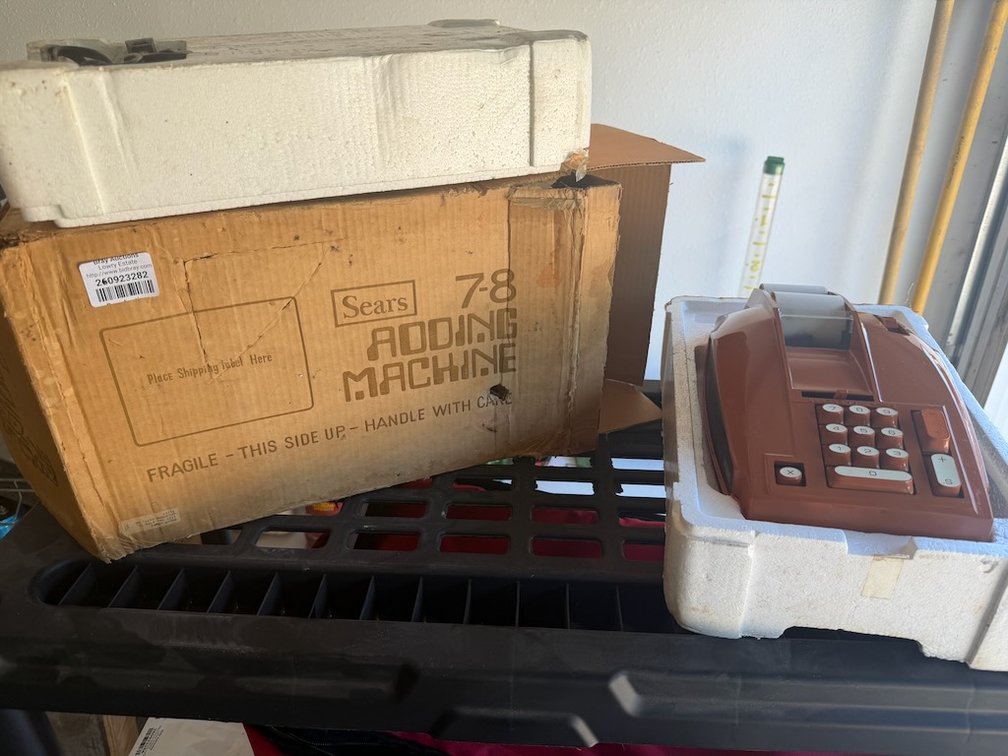Vintage Sears Adding Machine