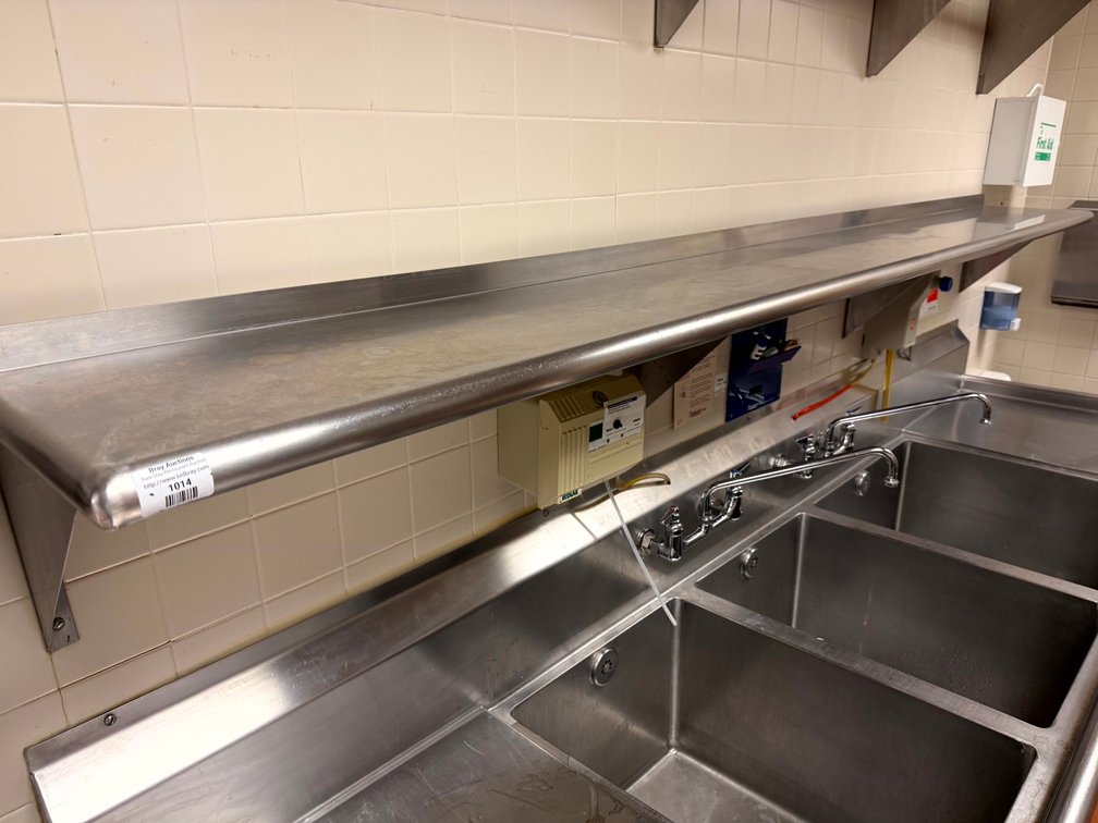 Commercial Stainless Steel Wall Mount Shelf