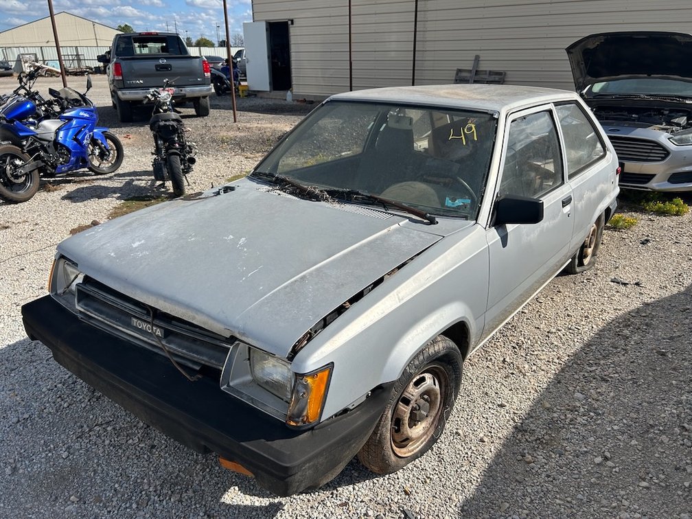 1986 TOYOTA TERCEL- W/ Key but Does NOT Start