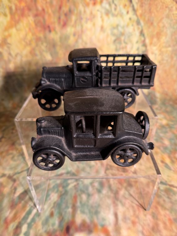 Cast Iron Truck Figurines