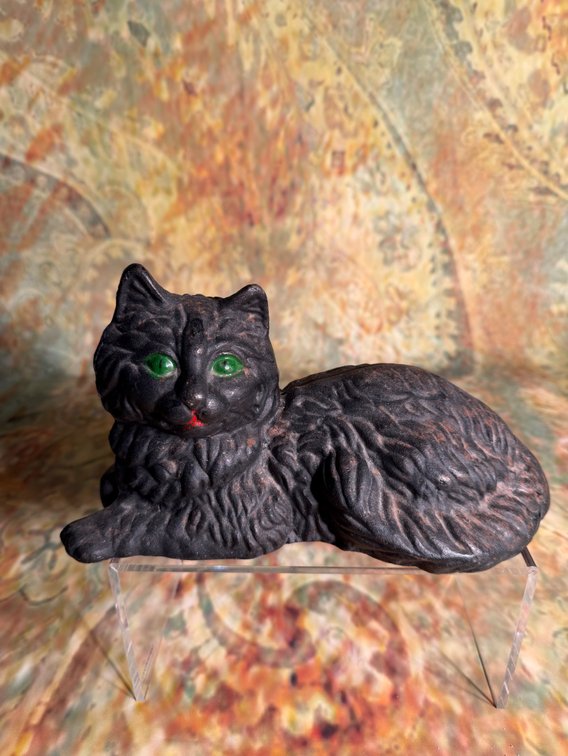 Solid Cast Iron Cat Figure