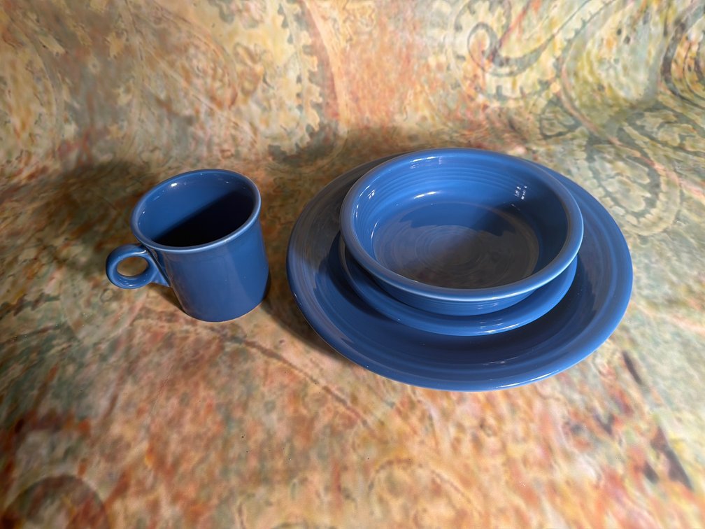 Fiesta ware 4 piece set - Lapis