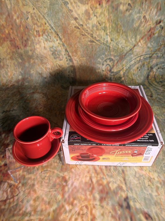 5 pc. Paprika Fiestaware set