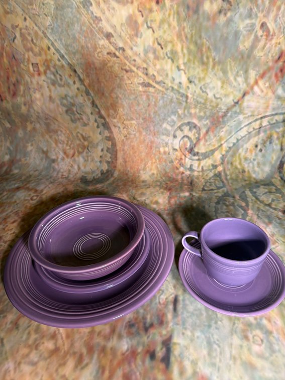 5 pc. Lilac Fiestaware Set