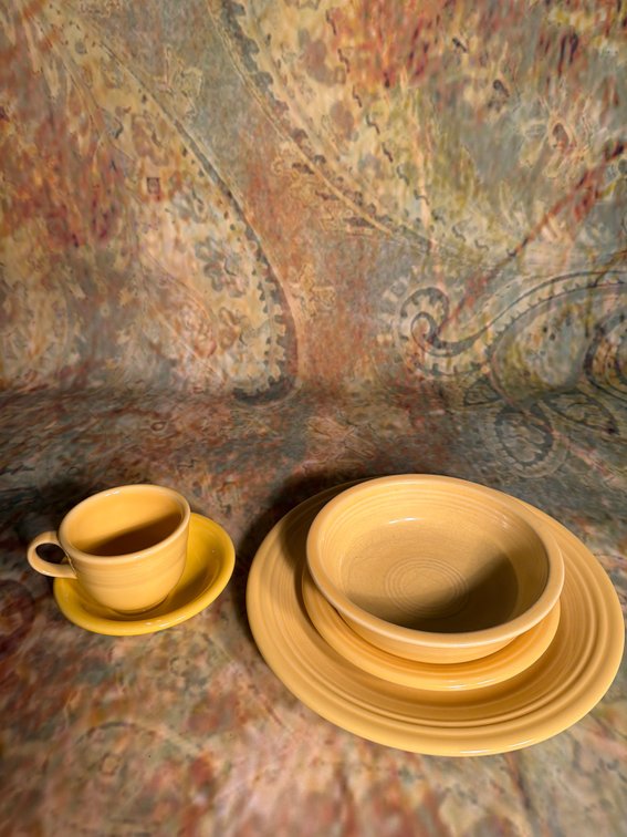 5pc Fiestaware Sunflower Set