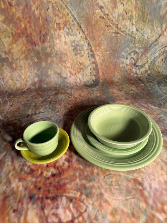 5pc. Fiestaware mismatched set