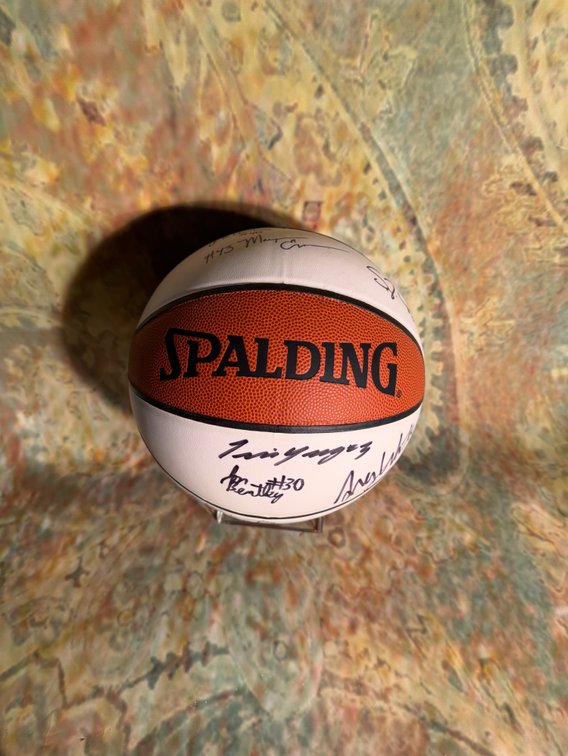 WV Marshall Thundering Herd Autographed Basketball